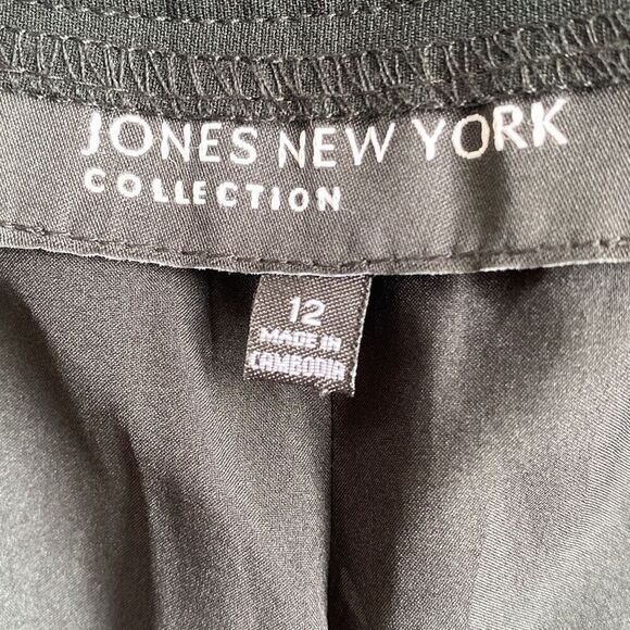 Jones New York NWT Platinum Dress Pants Business Classic Trousers Capsule L/ 12 - Picture 3 of 5